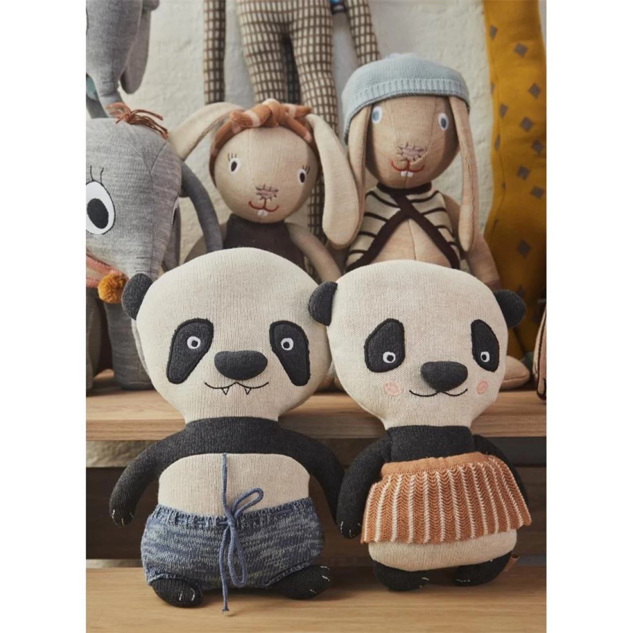 OYOY Lun Lun Pandabär Stofftier Baumwolle Kuscheltier Plüschtier 2 OYOY Lun Lun Pandabär Stofftier Baumwolle Kuscheltier Plüschtier – Bild 2