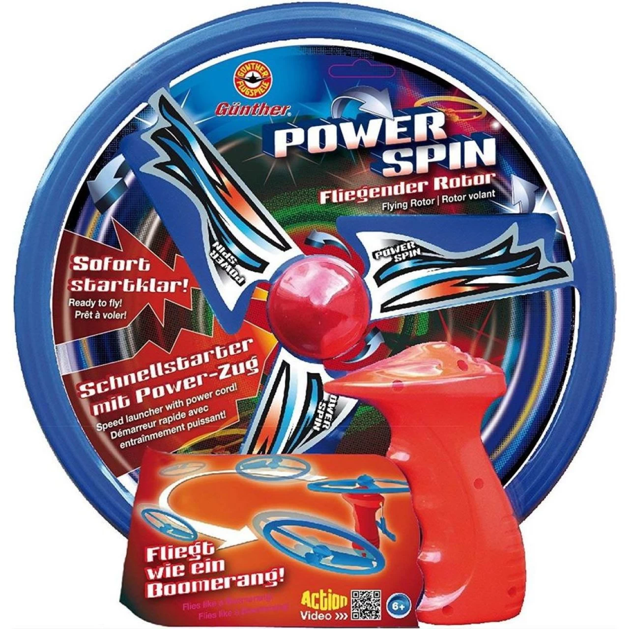 Günther 1645 - Propeller Flugspiel Power Spin Rotor 2 Günther 1645 - Propeller Flugspiel Power Spin Rotor – Bild 2