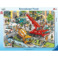 Ravensburger RAHMENPUZZLE, RETTUNGSEINSATZ, Puzzle, Spielzeug, NEU