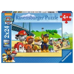 Ravensburger 2 Kinderpuzzle Paw Patrol Heldenhafte Hunde 24 Teile Ab 4 Jahre