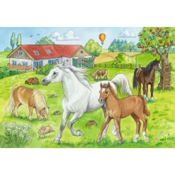 Ravensburger Kinderpuzzle 2 X 24 Teile Auf Dem Pferdehof Für Kinder Ab 4 Jahren -Spielzeug Geschäft xrav 10055807 2 1280x1280