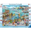 Ravensburger Kinderpuzzle 24 Teile Ein Tag Am Hafen Rahmenpuzzle Ab 4 Jahren