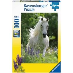 Ravensburger Kinderpuzzle XXL 100 Teile Weiße Stute Für Kinder Ab 6 Jahren