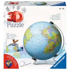 Ravensburger 3D Puzzle-Ball Globus In Deutscher Sprache 540 Teile Für Kinder Ab 10 Jahren