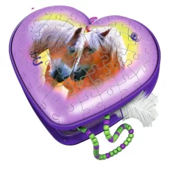 Ravensburger 3D Puzzle Herzschatulle Pferde 54 Teile Aufbewahrungsbox Für Pferde-Fans Ab 8 Jahren -Spielzeug Geschäft xrav 11171 2 1280x1280