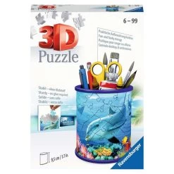 Ravensburger 3D Puzzle Utensilo Unterwasserwelt 54 Teile Stiftehalter Für Tierliebhaber Ab 6 Jahren Schreibtisch-Organizer