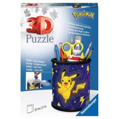 Ravensburger 3D Puzzle Utensilo Pokémon Pikachu 54 Teile Stiftehalter Ab 6 Jahren Schreibtisch-Organizer