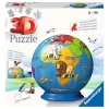 Ravensburger 3D Puzzle-Ball Kindererde 72 Teile Globus Für Kinder 6 Jahren