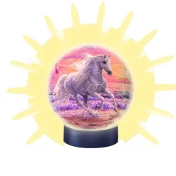 Ravensburger 3D Puzzle-Ball Nachtlicht Pferde Am Strand Leuchtet Mit Händeklatschen LED-Leuchtsockel -Spielzeug Geschäft xrav 118434 2 1280x1280