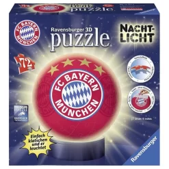 Ravensburger 3D-Puzzle 12177 - Nachtlicht FC Bayern München NEU & OVP