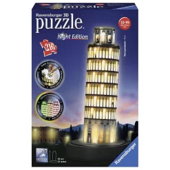 Ravensburger - 3D-Puzzle Schiefer Turm Von Pisa LED
