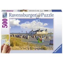 Ravensburger Puzzle 13652 - Strandkörbe In Ahlbeck 500 Teile 61x46 Cm NEU