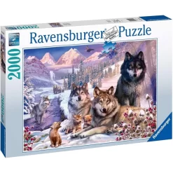 Ravensburger Puzzle 2000 Teile Wölfe Im Schnee Tier-Motiv Für Erwachsene Und Kinder Ab 14 Jahren