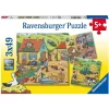 Ravensburger Kinderpuzzle 3 X 49 Teile Viel Los Auf Dem Bauernhof Für Kinder Ab 5 Jahren