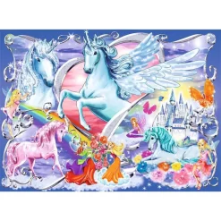 Ravensburger XXL Kinderpuzzle 100 Teile Die Schönsten Einhörner Fantasy Mädchen Pink -Spielzeug Geschäft xrav 6033928 2 1280x1280