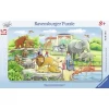 Ravensburger Puzzle 06116 - Ausflug In Den Zoo 15 Teile Rahmenpuzzle NEU & OVP