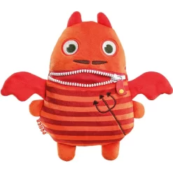 Schmidt Spiele Schmidt Sorgenfresser Poker 19cm Plüschtier Kinder Plüsch Edition Angels Bunt Teufel Orange Rot