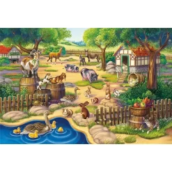Schmidt Spiele Puzzle 56203 Gelb Alle Meine Lieblingstiere 3x48 Teile Kinderpuzzle Geduldsspiel -Spielzeug Geschäft xsch 56203 2 1280x1280
