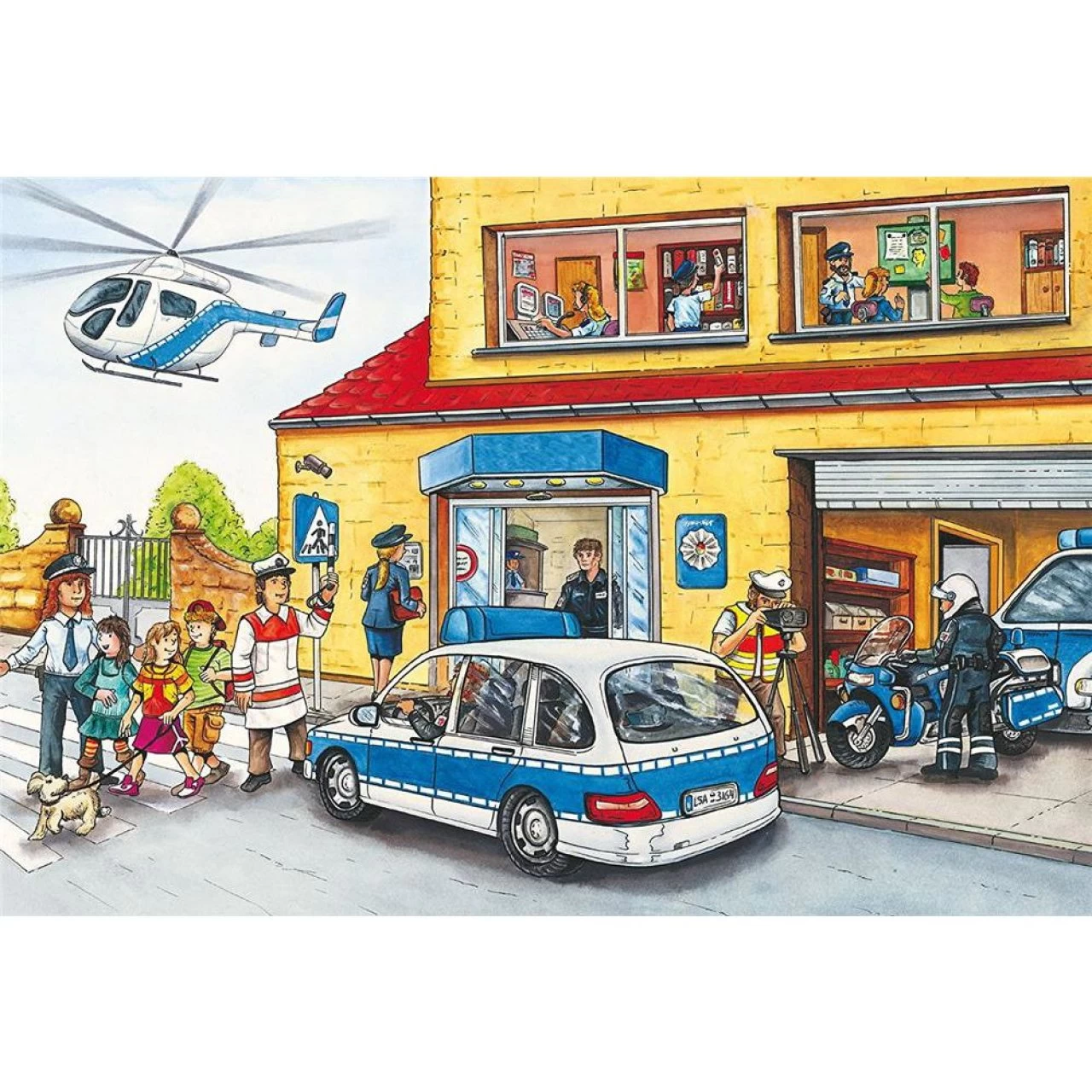 Schmidt Spiele Puzzle 56215 -Feuerwehr Und Polizei 2 Schmidt Spiele Puzzle 56215 -Feuerwehr Und Polizei – Bild 2