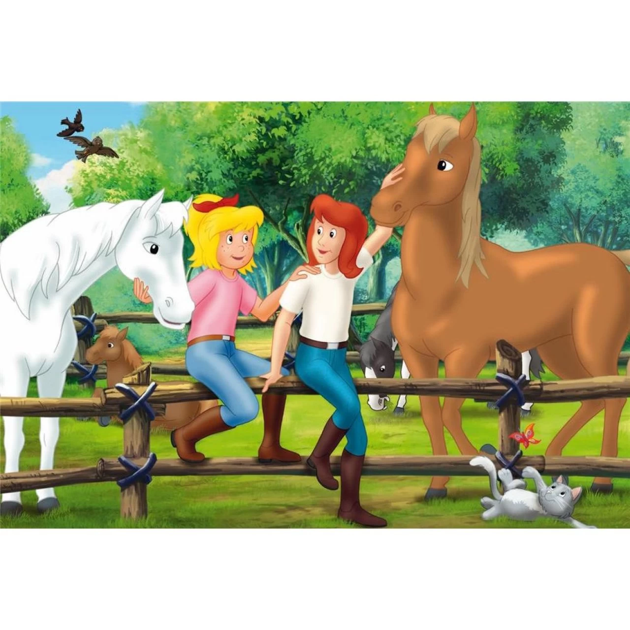 Schmidt Spiele 56509 - Puzzle, Bibi Und Tina Kinderpuzzle Puzzlespiel Spielzeug 2 Schmidt Spiele 56509 - Puzzle, Bibi Und Tina Kinderpuzzle Puzzlespiel Spielzeug – Bild 2