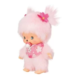 Sekiguchi 242443 - Original Bebichhichi Mädchen Kirschblüte, Aus Rosa Plüsch, Lätzchen Zöpfe Blumen -Spielzeug Geschäft xsek 10018480 2 1280x1280