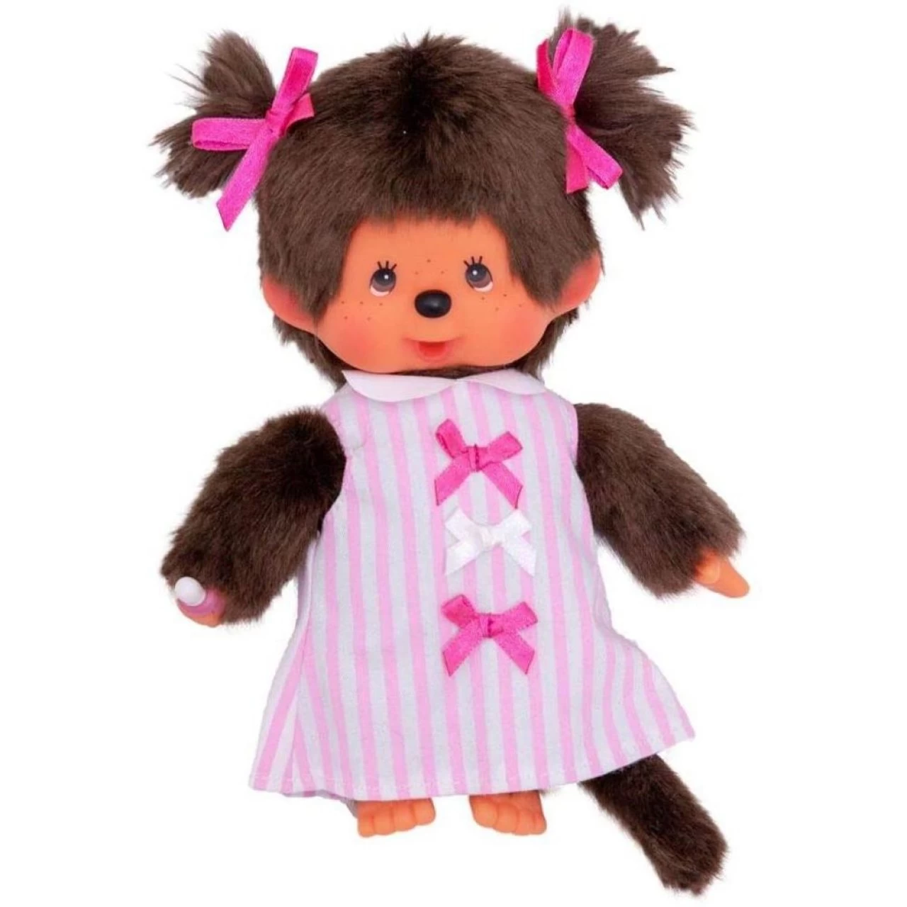 Sekiguchi Mädchen Im Schleifen-Kleid | 20 Cm | Monchhichi Puppe | Fashion Dress 2 Sekiguchi Mädchen Im Schleifen-Kleid | 20 Cm | Monchhichi Puppe | Fashion Dress – Bild 2