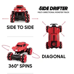 Sharper Image RC Monstertruck Side Drifter Rot Mit Licht Ferngesteuert Spielzeugauto -Spielzeug Geschäft xsha 1212004050 2 1280x1280
