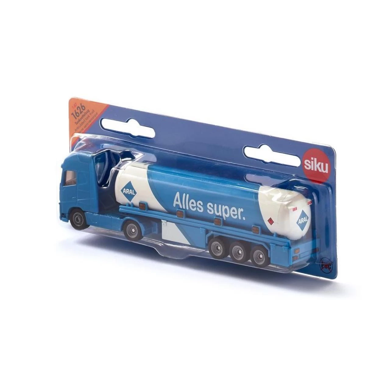 Siku 1626 Tanksattelzug 1:87 Metall/Kunststoff Blau/Weiß ARAL-Optik Spielzeugauto Kinderspielzeug 7 Siku 1626 Tanksattelzug 1:87 Metall/Kunststoff Blau/Weiß ARAL-Optik Spielzeugauto Kinderspielzeug – Bild 7