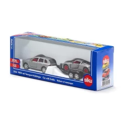 Siku 2544 - PKW Mit Transport-Anhänger, Maßstab 1:55 -Spielzeug Geschäft xsik 2544 2 1280x1280