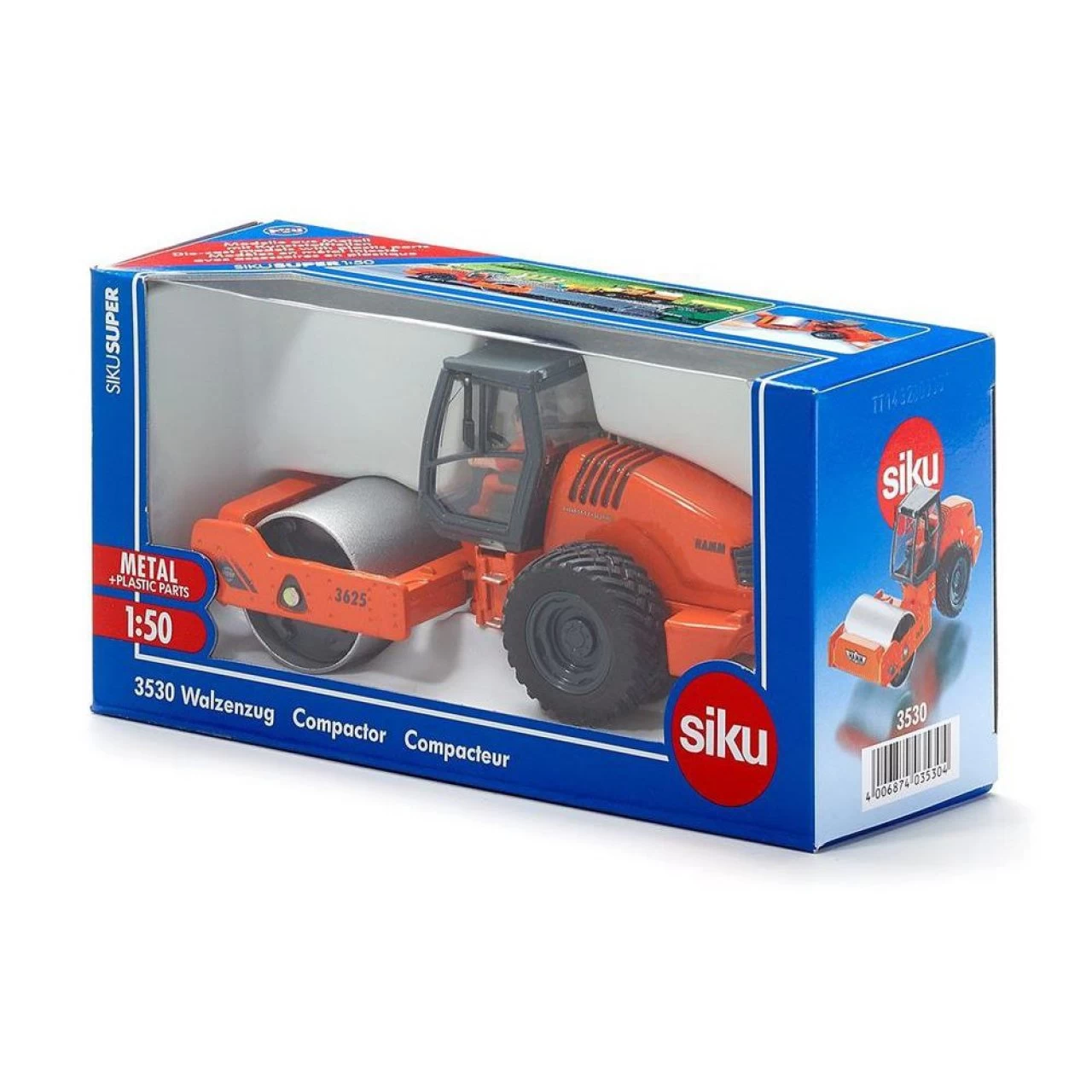 Siku 3530 - Walzenzug, Maßstab 1:50 Spielzeugauto Spielzeugmodell 2 Siku 3530 - Walzenzug, Maßstab 1:50 Spielzeugauto Spielzeugmodell – Bild 2