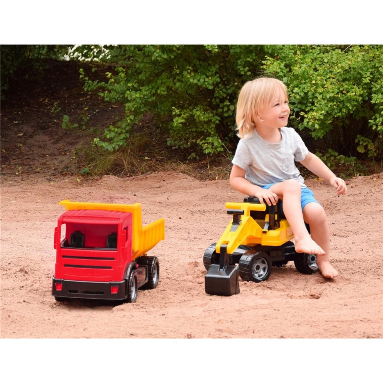 Lena GIGA TRUCKS Muldenkipper Lose Starke Riesen Muldenkipper Sandkasten Garten Kinder Autos 5 Lena GIGA TRUCKS Muldenkipper Lose Starke Riesen Muldenkipper Sandkasten Garten Kinder Autos – Bild 5