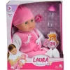 Simba 105140488 - My Love Laura Babysprache, Weichpuppe Mädchen Spielzeug Baby