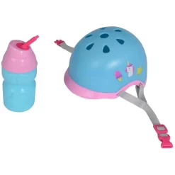 Simba New Born Baby Fahrradhelm + Flasche Zum Befüllen Für 38-43cm Puppen Ab 3 Jahren