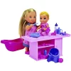 Simba Evi Love Babysitter Spielpuppe Mit Baby Wickeltisch Zubehör Ankleidepuppe Modepuppe 12 Cm