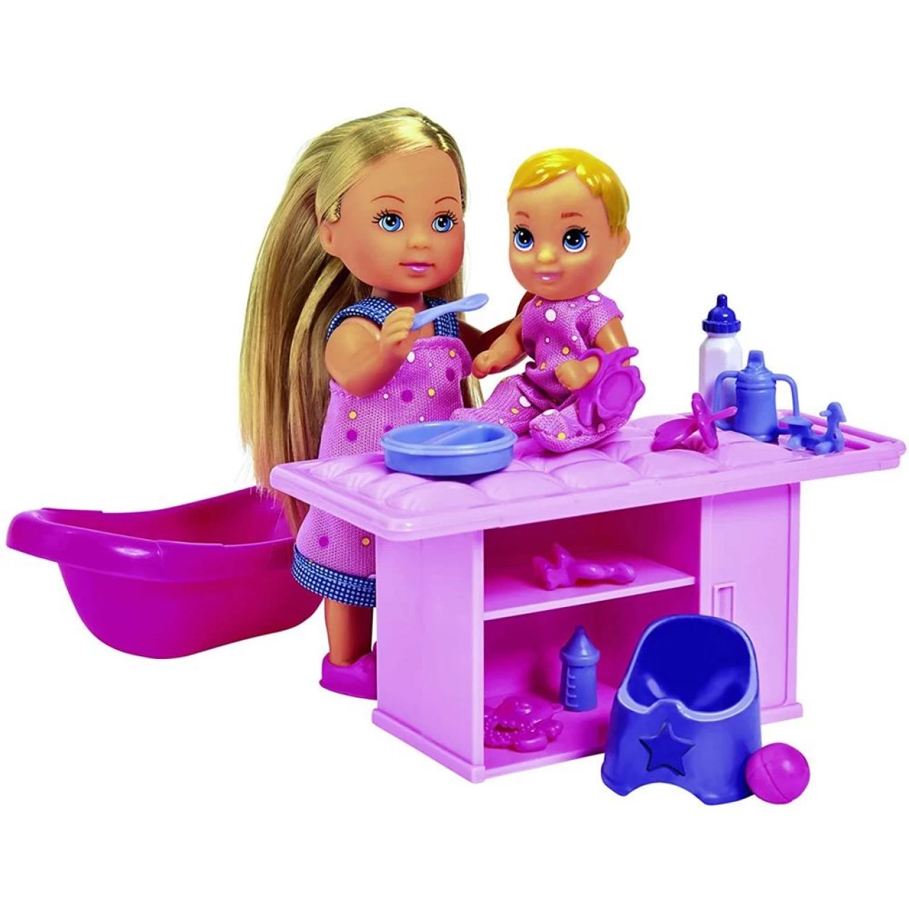 Simba Evi Love Babysitter Spielpuppe Mit Baby Wickeltisch Zubehör Ankleidepuppe Modepuppe 12 Cm 1 Simba Evi Love Babysitter Spielpuppe Mit Baby Wickeltisch Zubehör Ankleidepuppe Modepuppe 12 Cm