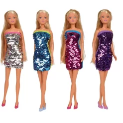 Simba Steffi Love Puppe Im Paillettenkleid Mit Swap Effekt Modepuppe | 1 Stück Zufällig