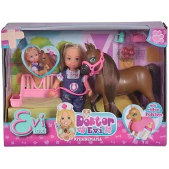 Simba Evi Love Doktor Evi Pferdemama Spielpuppe Tierärztin Trächtiges Pferd Fohlen Ankleidepuppe -Spielzeug Geschäft xsim 105733487 6 1280x1280