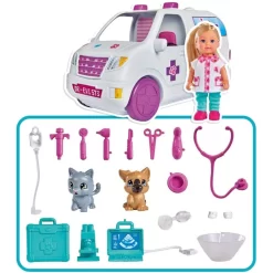 Simba Evi Love Doktor Evi 2in1 Tiermobil Spielpuppe Tierärztin Auto Tierklinik Hund Katze Puppe -Spielzeug Geschäft xsim 105733488 4 1280x1280