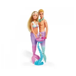 Simba Steffi Love Mermaid Family Schwangere Meerjungfrau Mit Kevin Als Meerjungmann