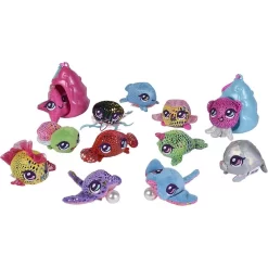 Simba Pearly Pods Glitzer Plüschfigur Meerestierchen Mit Anhänger 8 Cm | 1 Stück Zufällig