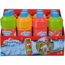 Simba 107282320 - Bubble Fun Seifenblasen Flasche, 3-fach Sortiert - 500ml - 1 Flasche -Spielzeug Geschäft xsim 107282320 3 1280x1280