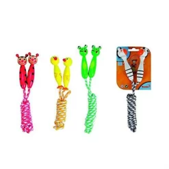 SIMBA 107301056 - Springseil Nylon Mit Holz Tiergriff Springen Spielzeug Sport