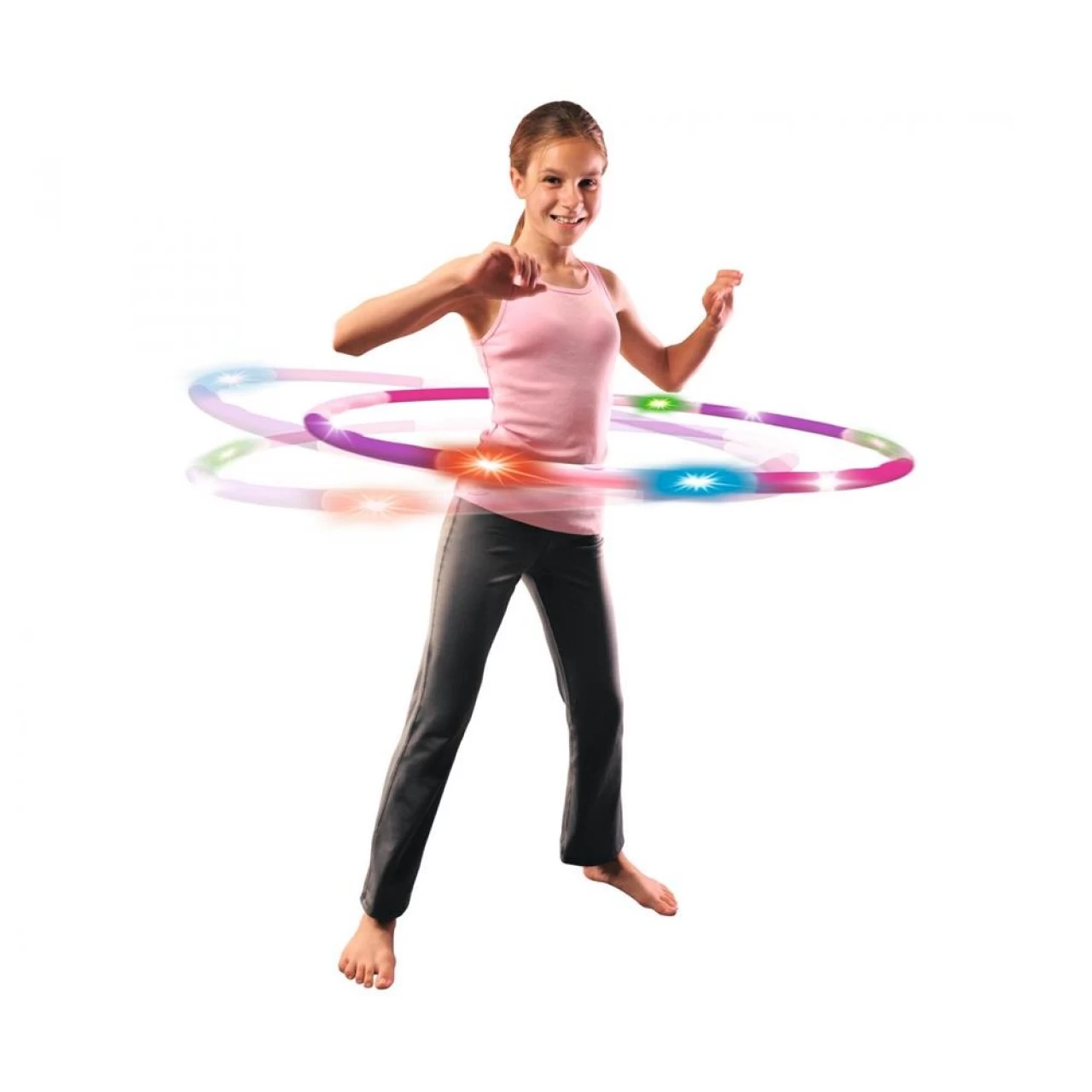 Simba Hula Hoop Mit Licht Zum Zusammenstecken Bewegungsspiel Mädchen Rosa Lila Geschicklichkeitsspiel Gymnastik 3 Simba Hula Hoop Mit Licht Zum Zusammenstecken Bewegungsspiel Mädchen Rosa Lila Geschicklichkeitsspiel Gymnastik – Bild 3