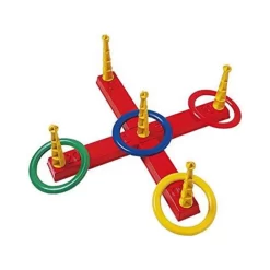 Simba 7408799 - Ringwurfspiel Mit 5 Ringen, Ca. 40 Cm