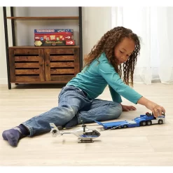 Majorette Volvo Polizei-Transporter FH-16 LKW Mit Auflieger Und Airbus Hubschrauber -Spielzeug Geschäft xsim 213716000 5 1280x1280