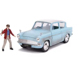 Dickie Toys Harry Potter + 1959 Ford Anglia Fliegendes Auto Figur Spielfigur Fahrzeug Spielzeugauto