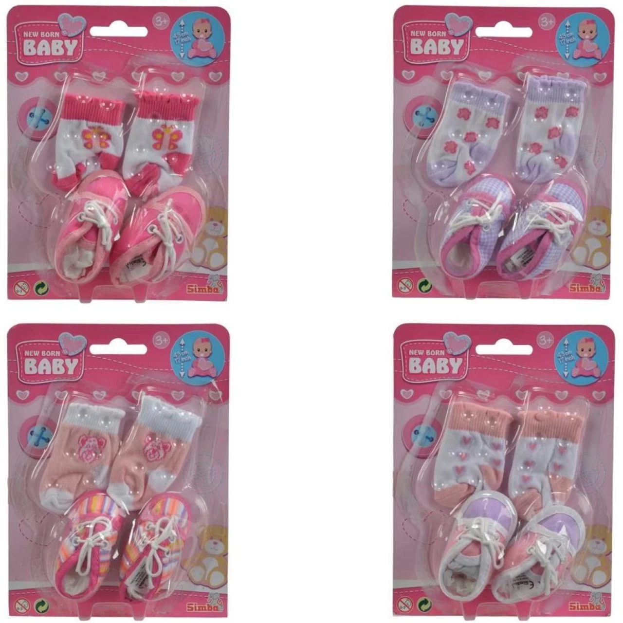 Simba Schuhe Und Socken Baby Born Puppensocken Puppenschuhe Rosa Lila 5 Simba Schuhe Und Socken Baby Born Puppensocken Puppenschuhe Rosa Lila – Bild 5