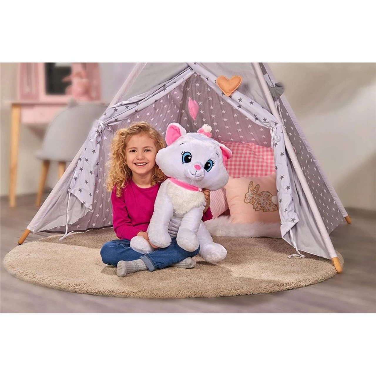 Simba Disney Aristocats Marie 45 Cm Plüschtier Kuscheltier Plüsch Katze Stofftier Plüschfigur 3 Simba Disney Aristocats Marie 45 Cm Plüschtier Kuscheltier Plüsch Katze Stofftier Plüschfigur – Bild 3