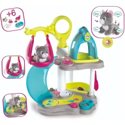 Smoby Katzenhaus Spielset Katzenspielhaus Kratzbaum Stoffkatze Mit Sound Plüsch Katze Zubehör -Spielzeug Geschäft xsim 7600340400 2 1280x1280