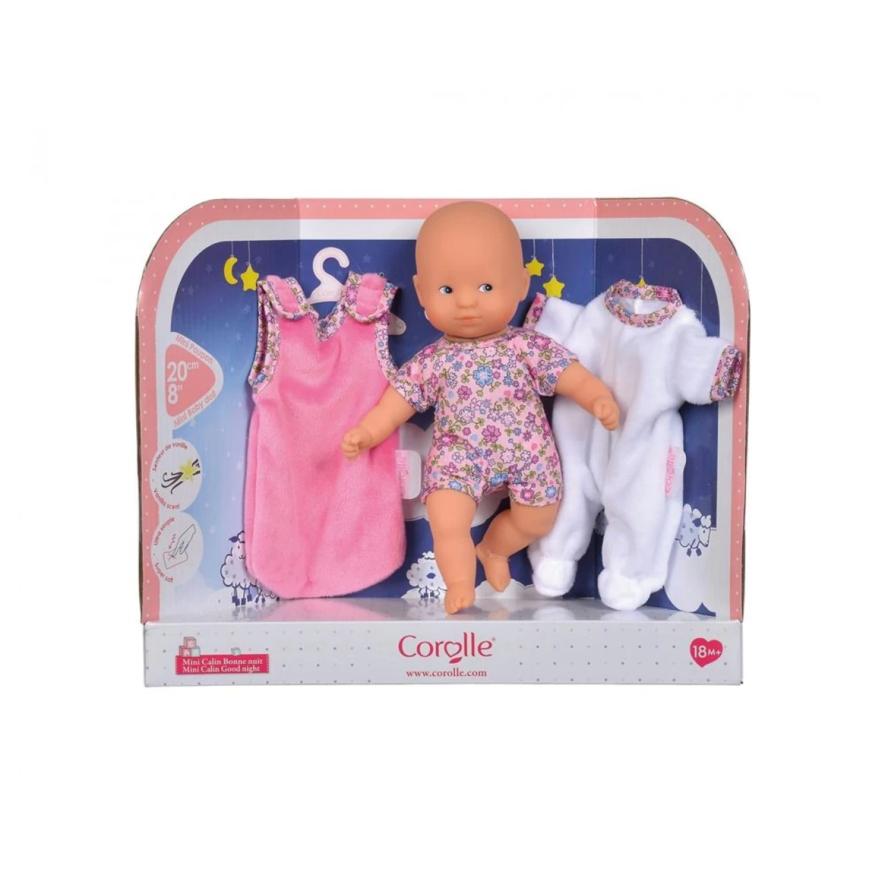 Corolle Mini Calin Gute Nacht Set 20 Cm Babypuppe Mit Schlafsack Weichkörperpuppe 4 Corolle Mini Calin Gute Nacht Set 20 Cm Babypuppe Mit Schlafsack Weichkörperpuppe – Bild 4